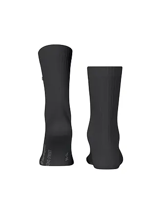 BURLINGTON | Chaussettes homme BOND STREET 40-46 gris chiné | schwarz